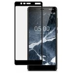 Защитное стекло 3D TFN Nokia 5.1 черный - изображение