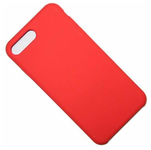 Чехол для iPhone 7 Plus, iPhone 8 Plus силиконовый Soft Touch <красный> (премиум)