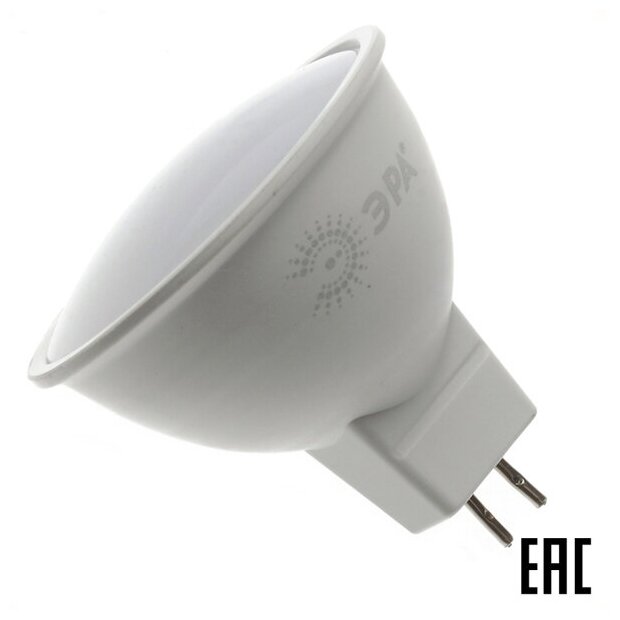 Лампочка светодиодная ЭРА LED MR16-7W-840-GU5.3 R 4000K софит 7 Вт