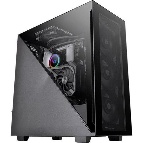 Корпус ATX Thermaltake Divider 300 TG Без БП чёрный thermaltake корпус atx thermaltake divider 300 tg без бп белый