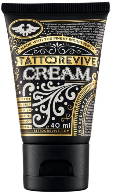 Tattoo Revive Cream Тату Ревайв, крем для заживления тату и ухода, 40мл