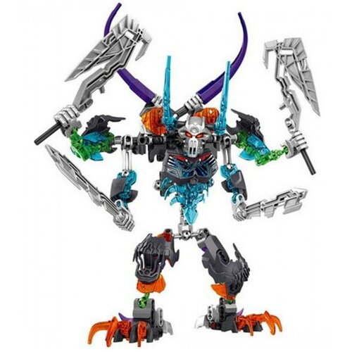 фото Конструктор bionicle стальной череп 711-1, 249 дет. пластмастер