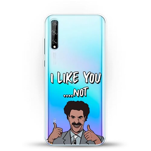 фото Силиконовый чехол i like you на huawei y8p andy & paul