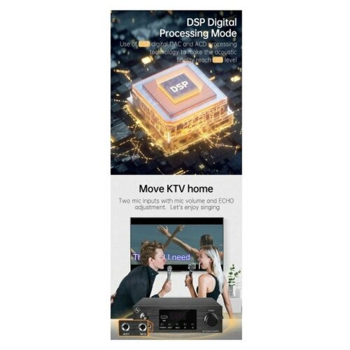 Интегральный усилитель HI-FI Hyper Sound AV-280HD v2 880000₽