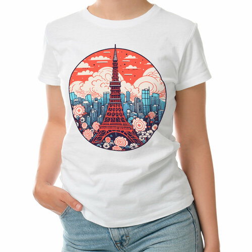 фото Футболка roly, размер s, белый