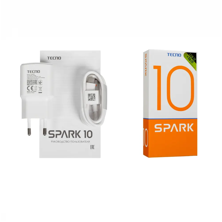 Смартфон TECNO Spark 10 8/128 ГБ, 2 SIM, черный - фотография № 10