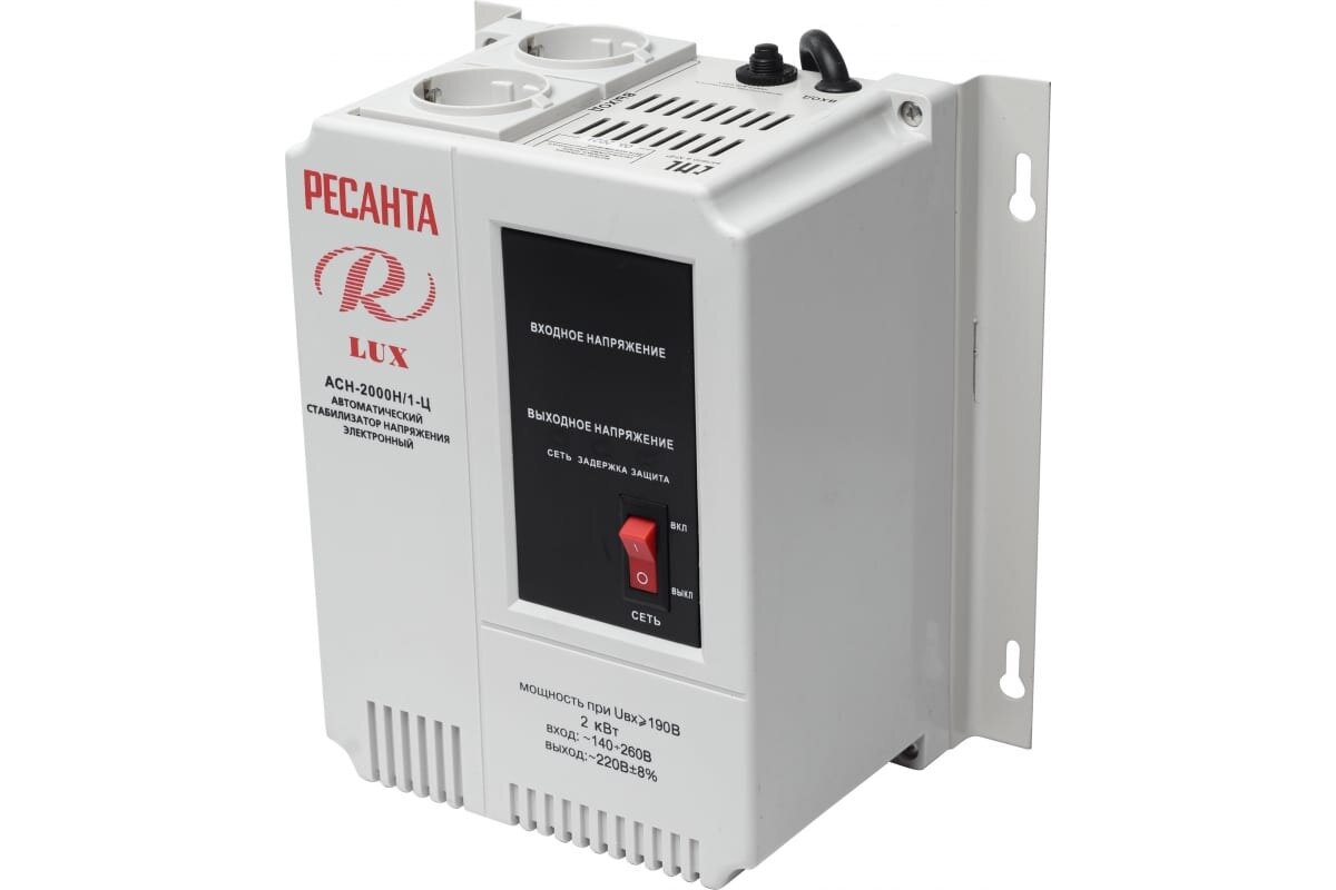 фото Стабилизатор АСН- 2 000 Н/1-Ц Ресанта Lux