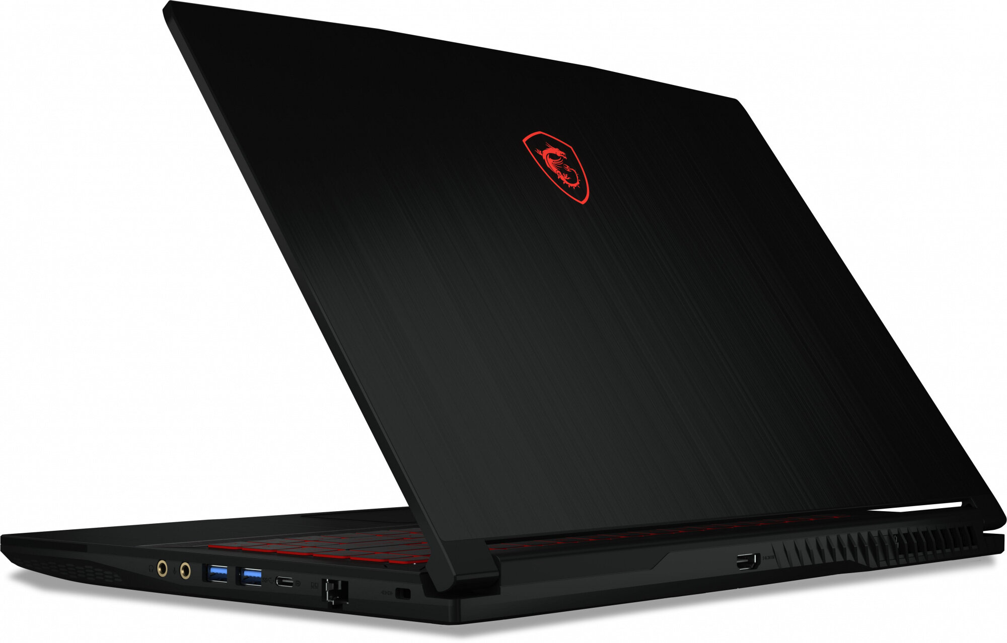 Ноутбук игровой MSI GF63 Thin 12UC-1036XRU 9S7-16R821-1036 15.6" IPS Intel Core i5 12450H 2ГГц 8-ядерный 16ГБ DDR4 512ГБ SSD NVIDIA GeForce RTX 3050 для ноутбуков - 4 ГБ Free DOS черный