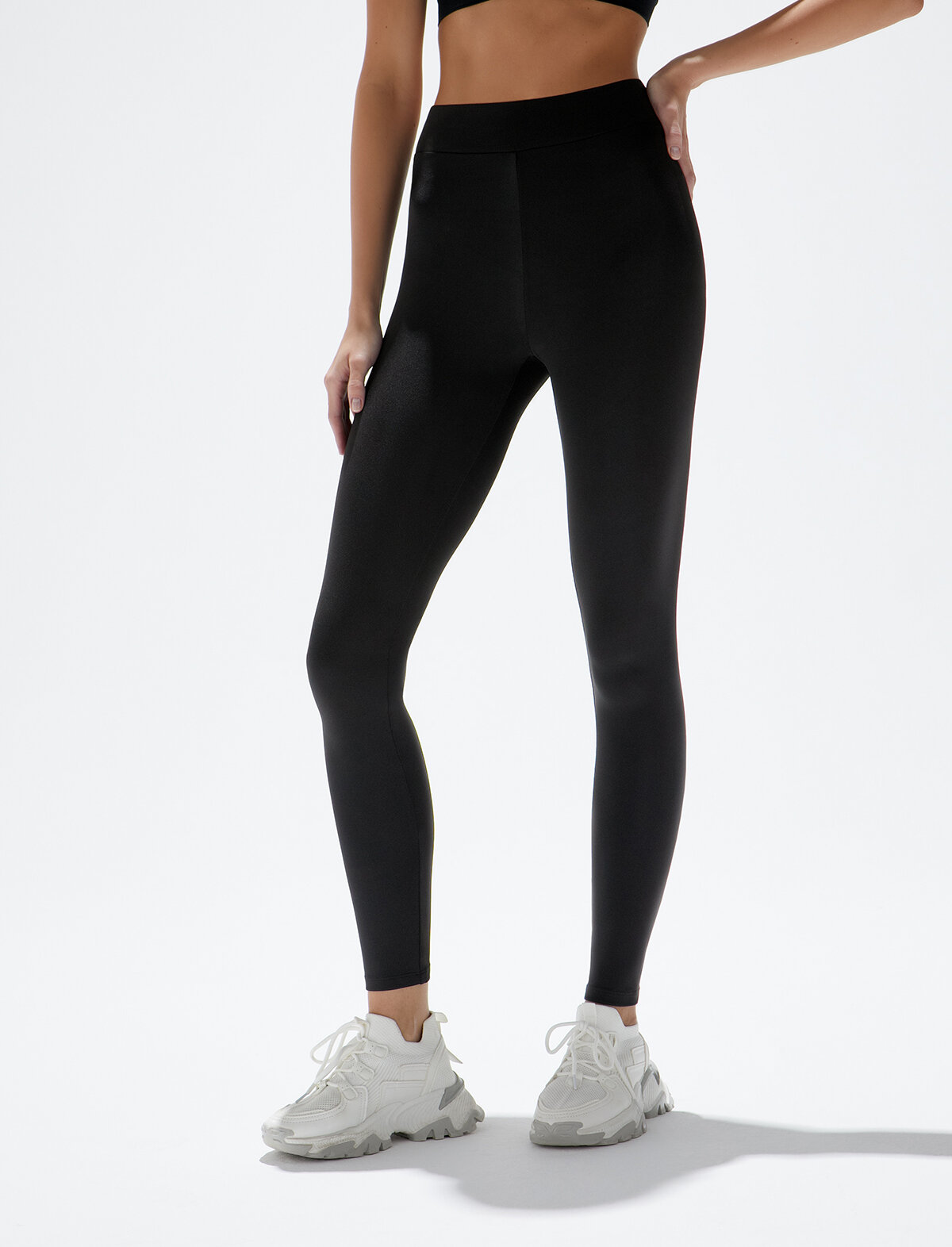 Женские спортивные эластичные леггинсы с высокой посадкой Minimi intimo Bmi_a2911 leggings