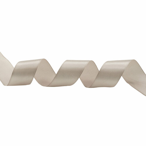 Лента атласная 2,5 см*22,86 м (025 алый)