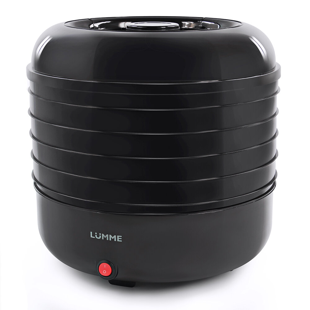 LUMME LFD-105 5B PP 10 поддонов: 5+5 для ягод черный жемчуг сушилка д/фруктов,овощей