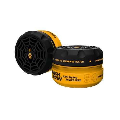 NISHMAN Воск-паутинка NISHMAN AQUA SPIDER WAX S4 (ARGAN), 150 мл nishman s1 spider wax blackwidow средства для укладки волос воск паутинка s1 spider wax blackwidow средняя фиксация 100мл