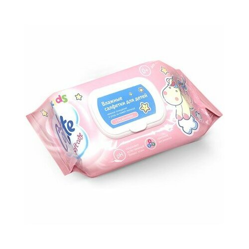 Влажные салфетки Cotte для детей с витаминами и бисабололом, упаковка 130 шт.
