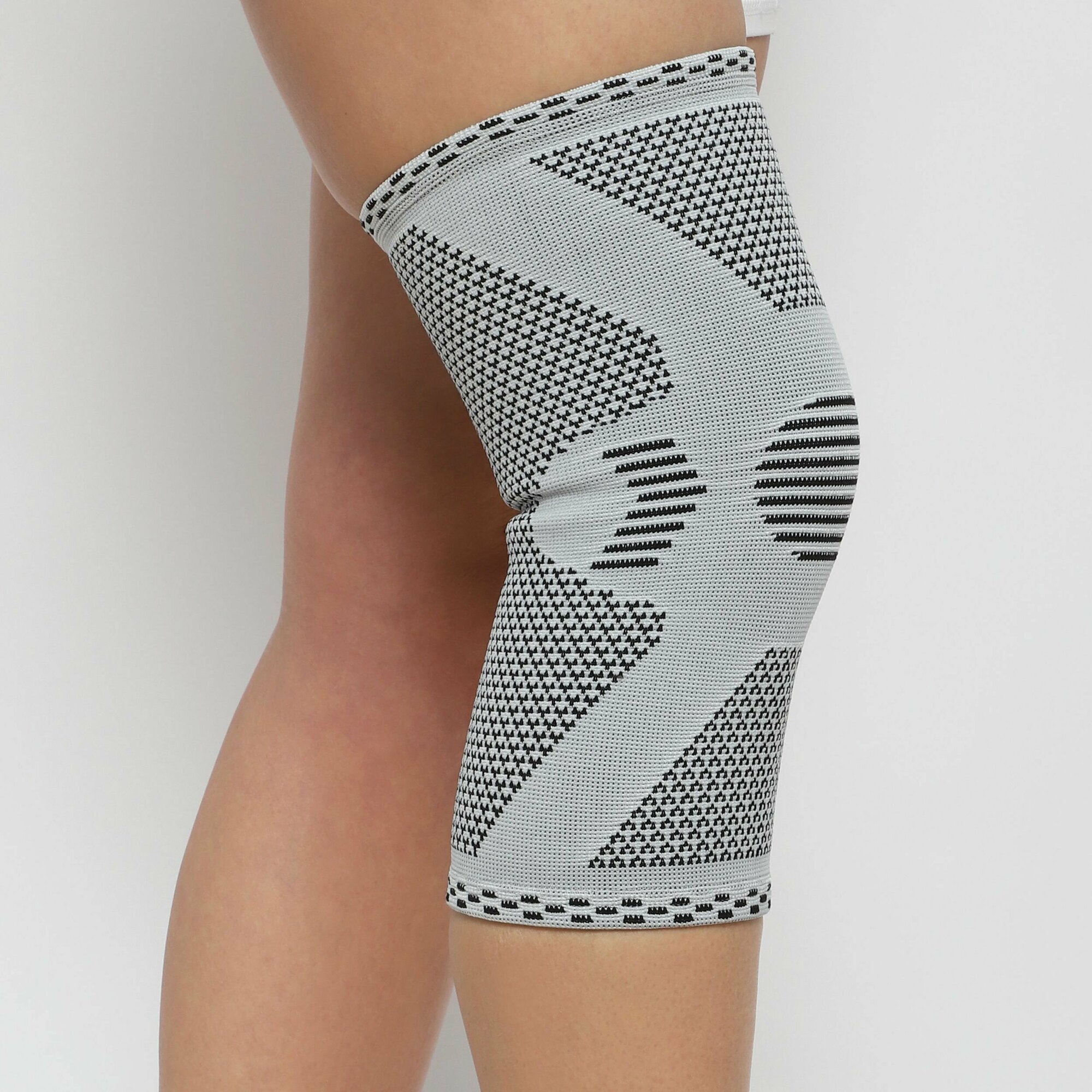 Бандаж для коленного сустава Крейт У-842, серый, р. 1 ООО Крейт - фото №4