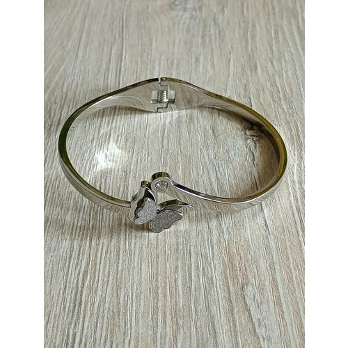 Браслет, размер 6 см, диаметр 5 см, белый