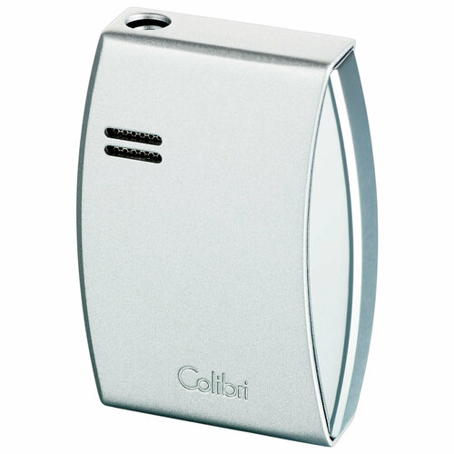 Зажигалка газовая турбо Colibri OF LONDON Eclipse Silver Matt газовая турбо зажигалка настольная с пьезоподжигом болон с газом