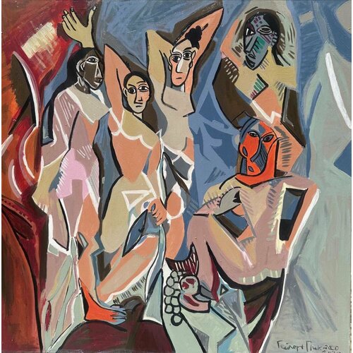 DARIA GEILER Картина для интерьера Дарьи Гейлер Репродукция Пабло Пикассо 100х100 см 33990₽