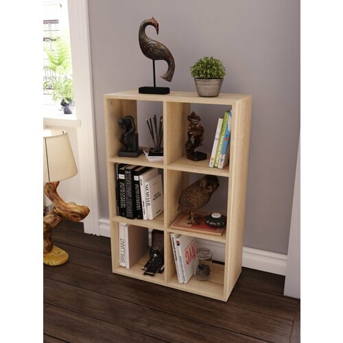 Стеллаж деревянный в гостиную тумба для прихожей шкаф горка полка напольная интерьерная для офиса