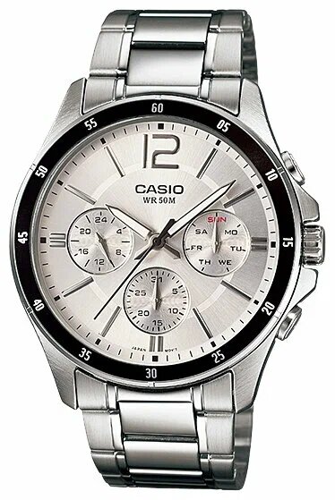 Наручные часы CASIO, серебристый/белый