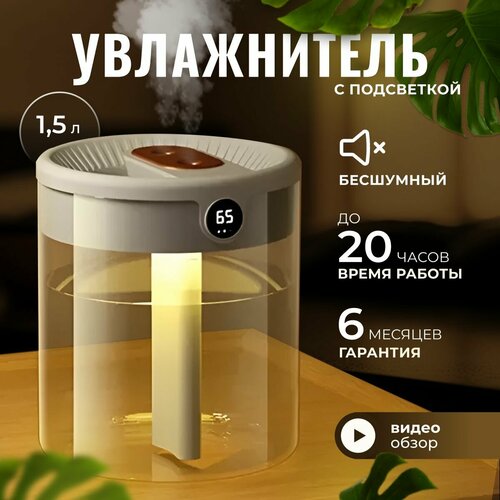 Мини увлажнитель воздуха настольный аромадиффузор 155л 2200₽