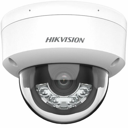 Камера видеонаблюдения антивандальная купольная IP с микрофоном Hikvision DS-2CD1123G2-LIU 2мп 28мм 5335₽