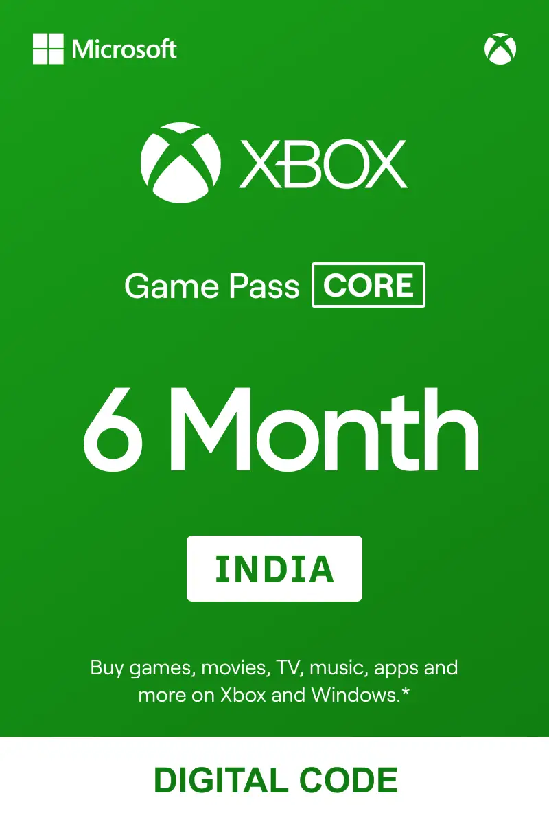 Подписка Xbox Game Pass Ultimate на 1 месяц, цифровой ключ Индия ...