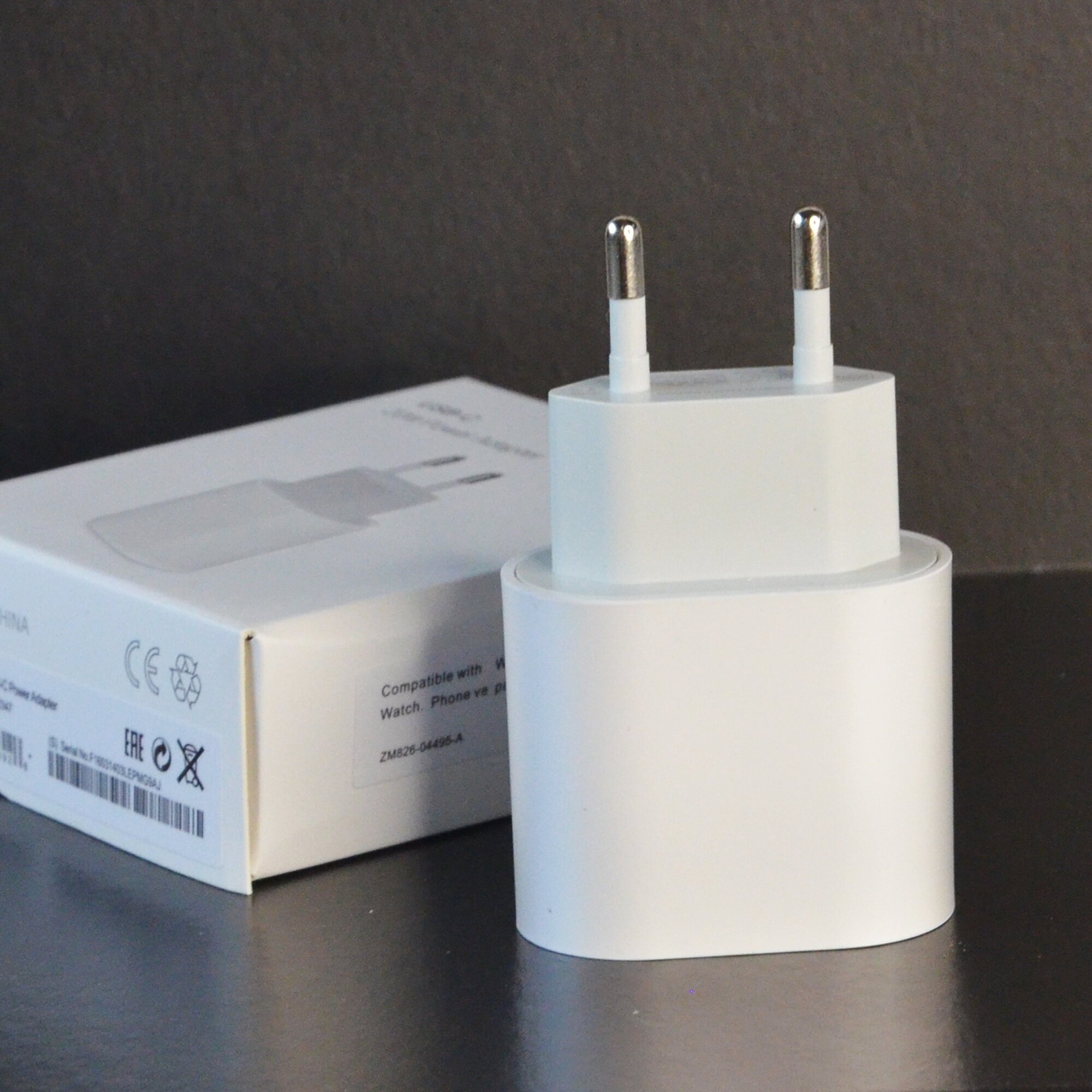 Зарядное устройство, для iPhone/iPad/AirPods, 20Вт, USB-C/Type-C — фото 1