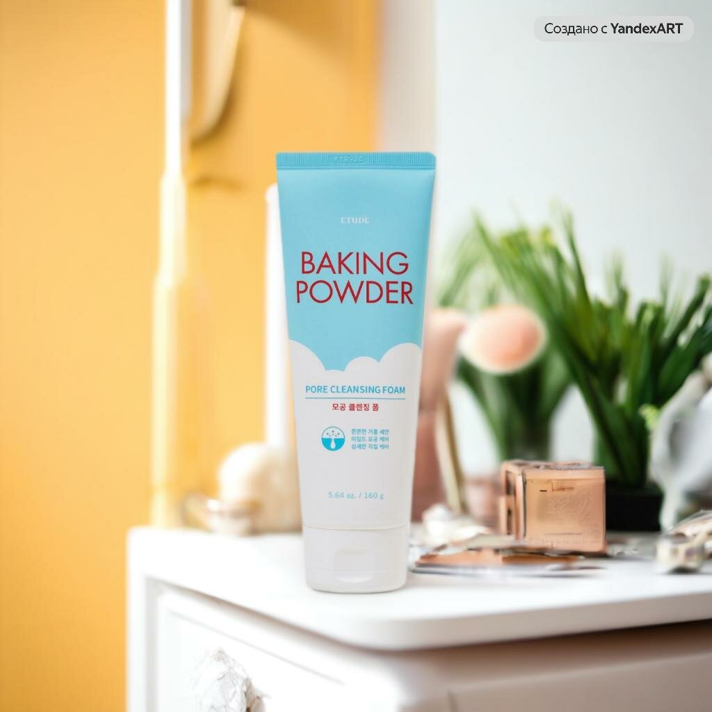 ETUDE HOUSE Baking Powder Pore Cleansing Foam Глубоко очищающая пенка для умывания