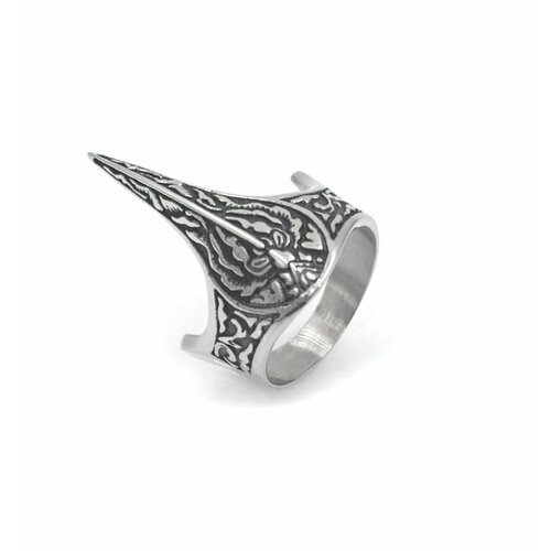 Кольцо SILVARIE, размер 21, серый металлик