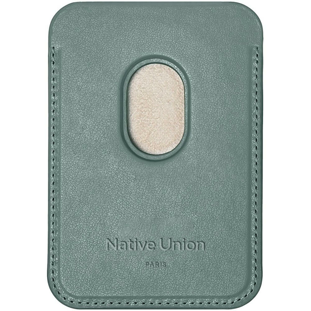 Картхолдер Native Union Classic для Apple iPhone с MagSafe зеленый — фото 1