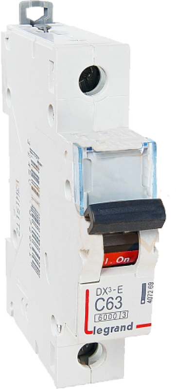 LEGRAND Автоматический выключатель 63А 1P DX3-E C63 6кА (Legrand) 03392 (407269)