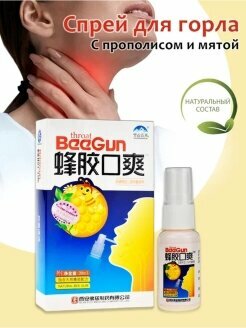 Китайский спрей для горла BeeGun 20 мл