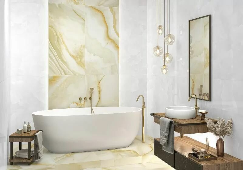 Керамогранит LCM Ice Onyx 60120ICO00P 60x120 - фото №5