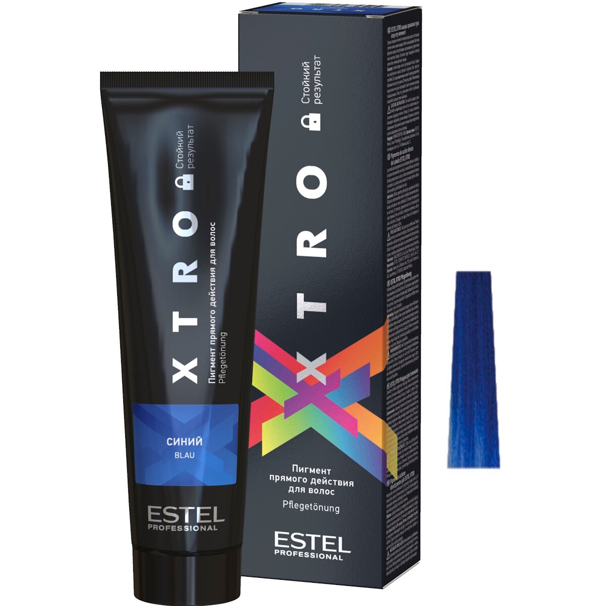 ESTEL пигмент прямого действия XTRO BLACK, синий, 100 мл