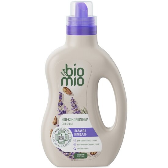 Кондиционер-ополаскиватель для белья Biomio BIO-SOFT лаванда-миндаль 800 мл