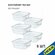 Комплект контейнеров IKEA, 5 шт, 365+,(без крышки) четырехугольно...