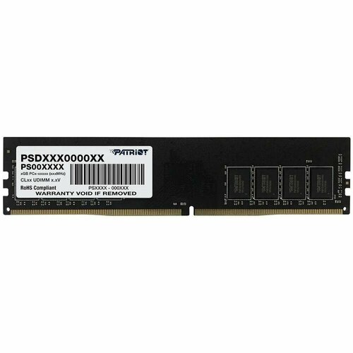 Модуль памяти DIMM 16Gb DDR4 PC25600 3200MHz Patriot Memory PSD416G320082 3030₽