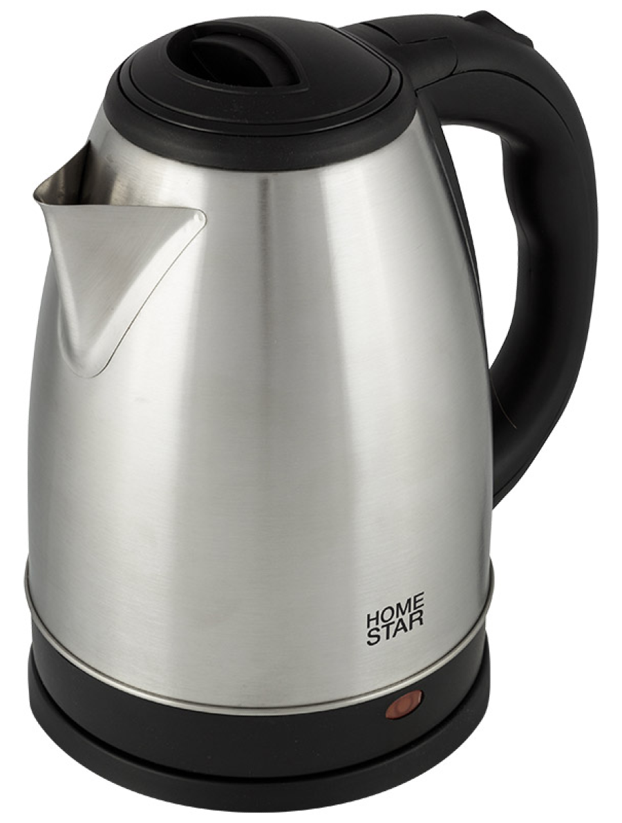 Чайник электрический HomeStar / ХоумСтар HS-1010A в корпусе из нержавеющей стали серебристый 1.8л 1500Вт / товары для дома