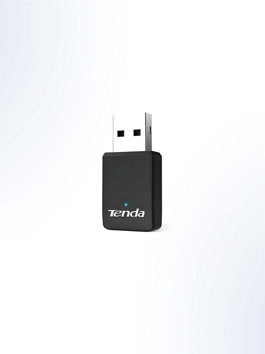 Двухдиапазонный USB Сетевой Wi-Fi адаптер Tenda U9 AC650, черный — фото 1