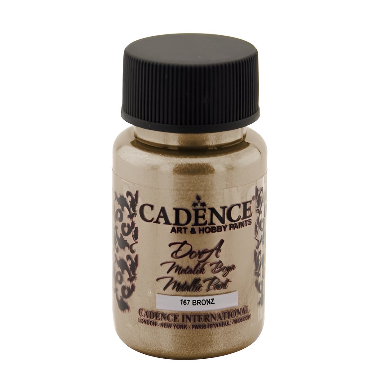 Акриловая краска Cadence Dora Metallic Paint, 50 ml. Bronze-167