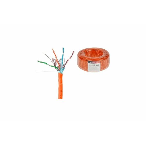 Кабель витая пара F/UTP Cat5E 4х2х24AWG (0.51мм) 50м, CCA, внутр. (ПВХ) Юпитер (JP3012-50) (юпитер)