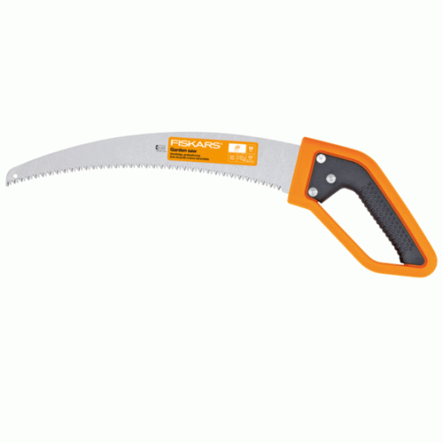Пила Fiskars садовая SW37 малый черный/оранжевый (1028374)