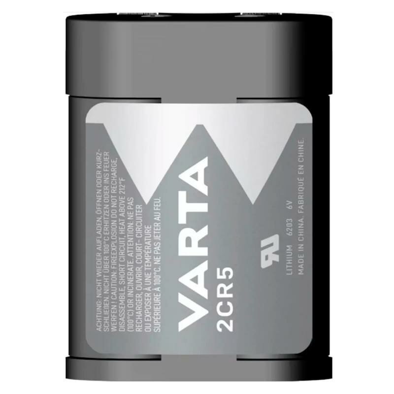 Батарейка Varta 2CR5 Lithium 6V BL1 6203, 1шт. — фото 1