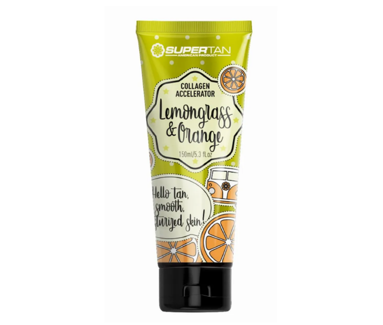 Крем для солярия SUPERTAN LEMONGRASS & ORANGE 150 мл (с бронзатором)