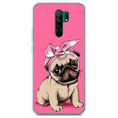 фото Силиконовый чехол "dog pin- up" на xiaomi redmi 9 / сяоми редми 9 case place