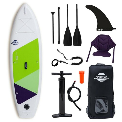 Cап борд надувной Adventum Kids 8.0 / Sup board, сапборд, доска для сап серфинга cап борд надувной aqua marina 10 6 all around advanced beast 2023 320x81x15 см sup board сапборд доска для сап серфинга