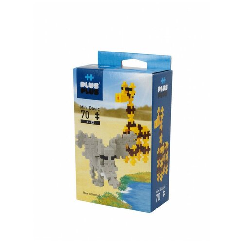 Конструктор разноцветный для создания 3D моделей, сафари Plus Plus, Plus Plus