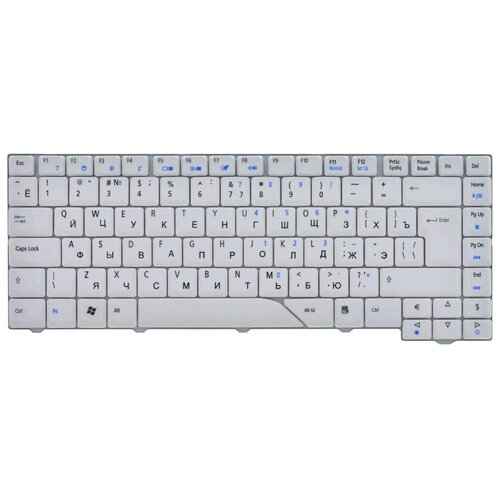 Клавиатура для ноутбука Acer Aspire 5530 белая 1848₽