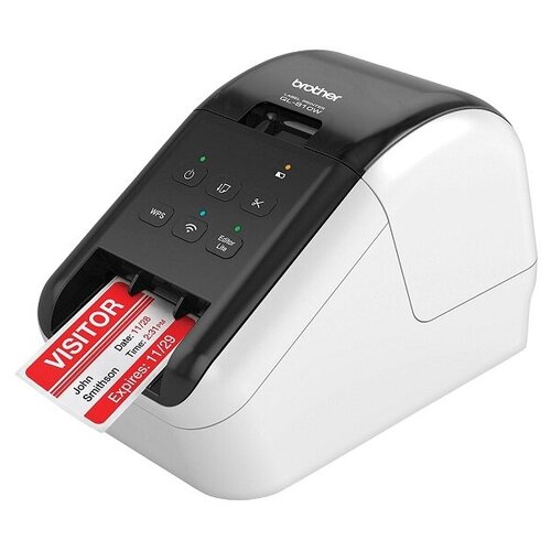 Термопринтер этикеток Brother QL-810W, арт. , 300 dpi, белый, USB/WIFI