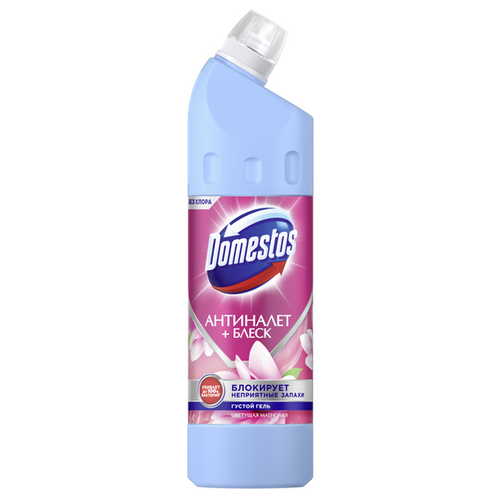Domestos универсальное чистящее средство-гель цветущая магнолия антиналет + блеск 750 мл